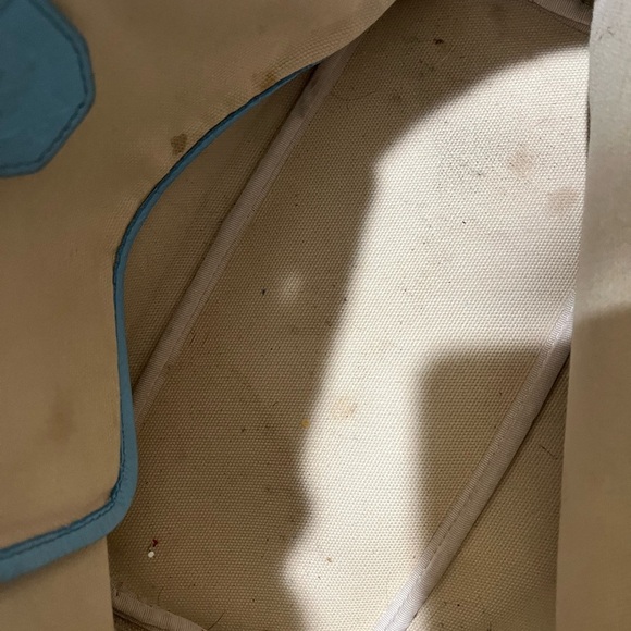 MCM BLUE VISETOS ZIPPERED SMALL TOTE BAG - Picture 12 of 16